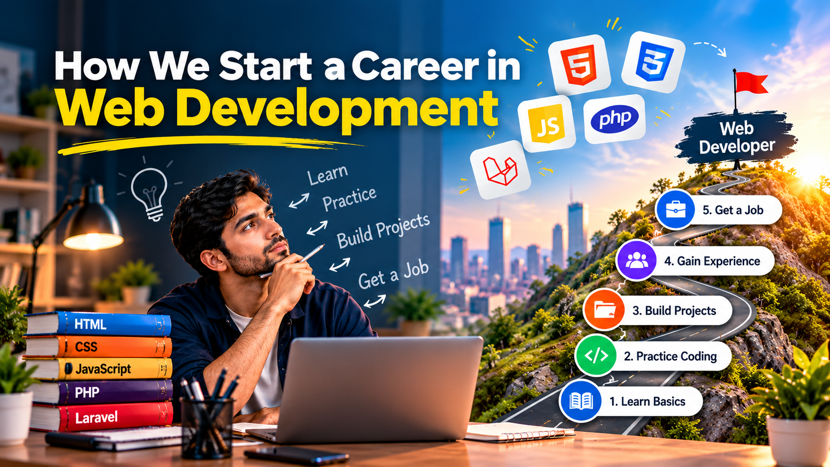 How We Start a Career in Web Development- Betaskills